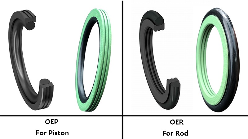 Hydraulic Cylinder Double-Action Rod Piston Rotary Step Seal Ring - Buy ...